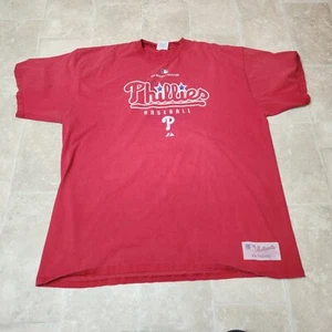 Modern Vintage Majestic Philadelphia Phillies Grafik T-Shirt Herren 2XL - Bild 1 von 8