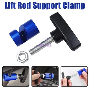 Hood Holder Strut Support Clamp Automotive Hood Lift Rod Support Clamp Universal - Foto 1 di 14