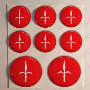 Pegatinas Trieste Pegatina Bandera Trieste Resina 3D Vinilo Relieve Italia - Picture 1 of 1