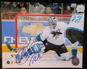 EVGENI NABOKOV SIGNED SAN JOSE SHARKS 8x10 PHOTO w/ COA - Picture 1 of 1