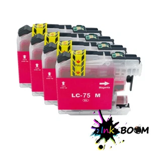 Cartucho de tinta 4M compatible con Brother LC75 MFC-J810DWN DCP-J540N MFC-J6710CDW - Imagen 1 de 1