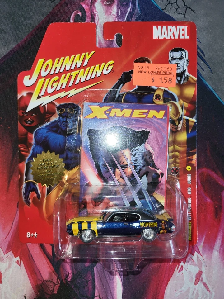 Johnny Lightning X-Men Wolverine Pontiac GTO Judge(✔️SHIPPED IN A BUBBLE MAILER) - Image 1 of 4