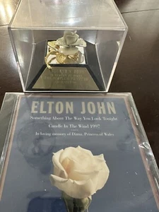 Princess Diana England's Rose Pin. England Elton John CD limted issue. L@@K - Picture 1 of 9