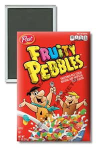 Post Fruity Pebbles Cereal 2024 2" x 3" Refrigerator Magnet - Picture 1 of 3