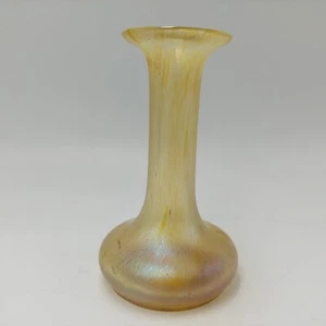 Antique Loetz Papillon Candia Iridescent Art Nouveau Bohemian Art Glass Vase - Picture 1 of 8