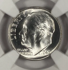 1946-S Roosevelt Dime. .10. NGC MS66. - Picture 1 of 5