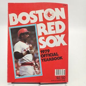 Boston Red Sox Yearbook 1979 MLB Baseball Fenway Park Fisk Zimmer Rice