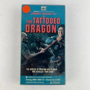 The Tattooed Dragon Jimmy Wang Yu VHS Video Tape RARE! - Picture 1 of 2