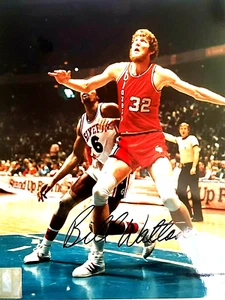 1994 NBA#097674921 Bill Walton Portland Trail Blazers 8x10 w/COA BKP-177 - Picture 1 of 3