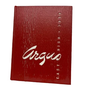 1958 Rockford East HIGH SCHOOL YEARBOOK Rockford, ILLINOIS Argus - Picture 1 of 14