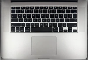 ✅MacBook Pro 15 Mid 2015 A1398 PALMREST KEYBOARD TRACKPAD *NO BATTERY* GRADE A-✅ - Picture 1 of 4