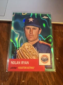 Nolan Ryan 2022 Topps Chrome Platinum Anniversary Aqua Lava Refractor #352 /299 - Picture 1 of 7