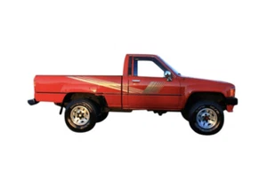Set adesivi grafici 84-87 stile vintage Toyota pickup retrò decalcomanie vinile - Foto 1 di 7