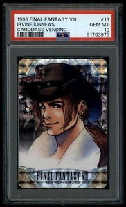 Final Fantasy Japanese Carddass 8 13 Irvine Kinneas 1999 Prism PSA 10 91763975 - Picture 1 of 2