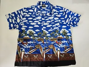 Lowes Big Mens Dept Loud Hawaiian Shirt Size 7XL Men's Surfing - Picture 1 of 5