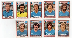 PANINI FOOTBALL 76 Strasbourg l'entraineur et 7 joueurs /RU247 - Imagen 1 de 2