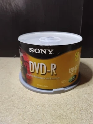 Sony DVD-R (45 Count )4.7 GB 120 Min Blank Media Disc 1x-16x Opened - Image 1 of 4