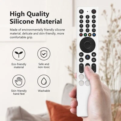 Shock Absorbing Silicone Case for TCL RC833A Remote Control with Lanyard - Image 1 of 3