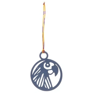 HERMES Hermes Petit H Charm Parrot Epson Black Navy Leather - Picture 1 of 6