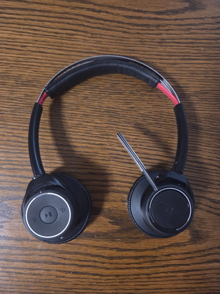 Plantronics Voyager Focus UC B825 Bluetooth Ohraufliegende Kopfhörer - Schwarz - Bild 1 von 3