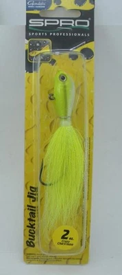 Plantilla Spro SBTJCC-2 Pro Prime Bucktail Grande Crazy Chartreuse 2 oz. Foto 1 de 4