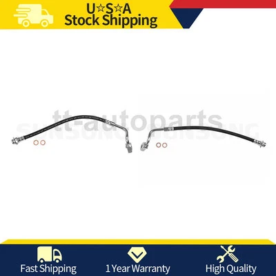Línea de manguera de freno delantero Sunsong 2 piezas para Chevrolet Impala 2006 2007 2008 2009 2010 Foto 1 de 4