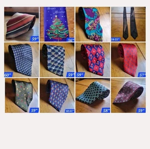 Posten meist Seidenkrawatten ca. 59" -60" - Bild 1 von 24