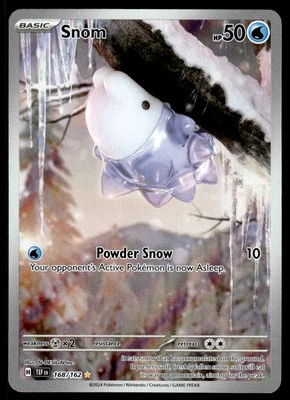Pokemon TCG SV05: Temporal Forces #168/162 Snom NM - Image 1 of 2