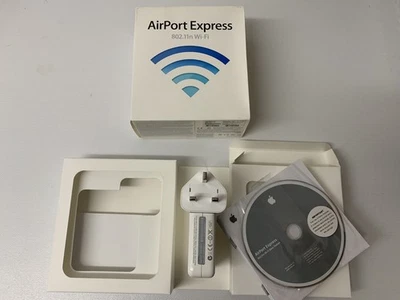Apple Airport Express 802.11n Wifi Unit MB321B/A Model A1264.  AirPlay & Print - Image 1 of 4