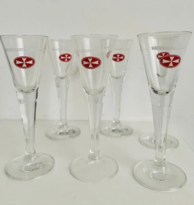 6 Gläser MALTESER AQUAVIT - Bild 1 von 3