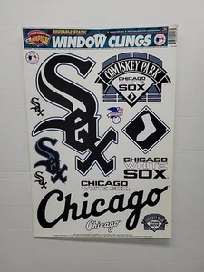 BRAND NEW CHICAGO WHITE SOX MLB BLACK WINDOW CLINGS FREE SHIPPING - Picture 1 of 5