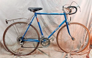 75' Raleigh Rapide Touring Road Bike 61cm XLarge Lugged Steel Java Cafe Commuter - Picture 1 of 16