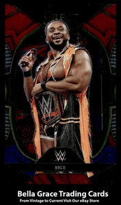 2023 Panini Select WWE Big E #2 Red & Blue - Picture 1 of 2
