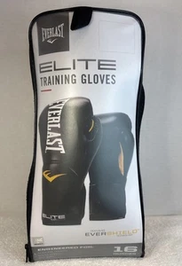 Everlast Elite Trainingshandschuhe mit Evershield Technologie 16 Unzen Schwarz P00001202 - Bild 1 von 10
