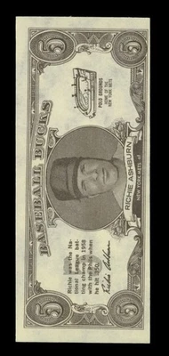 1962 Topps Bucks Set-Break Richie Ashburn *GMCARDS* - Image 1 of 2