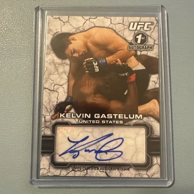 2013 Topps UFC Bloodlines Kelvin Gastelum 1st Auto RC - Image 1 of 2