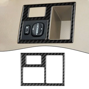 Carbon Fiber Interior Rearview Switch Cover Trim Decor For Toyota For RAV4 06-12 - Picture 1 of 12