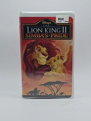 Lion King II-Simba's Pride (VHS, 1998) Factory Sealed Cw Water Marks  - Image 1 of 4
