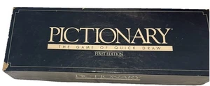 Pictionary The Game Of Quick Draw First Edition 1985 Vintage Board Game - Picture 1 of 9