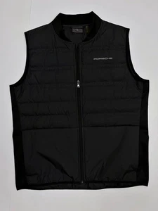 Porsche 911 Men's Black Sleeveless Jacket Vest Size L - Picture 1 of 10