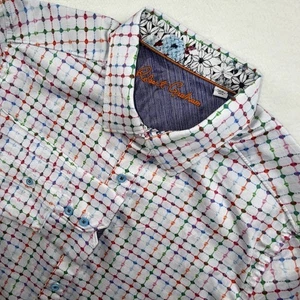 Robert Graham Men's Ashbrook XL Long Sleeve Woven Button Down Shirt - Picture 1 of 9