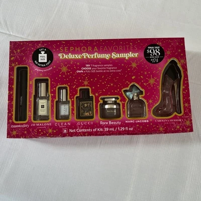 Sephora Favorites Holiday Deluxe Perfume Sampler Set Mini Viaje SIN CERTIFICADO Foto 1 de 4