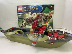 LEGO LEGENDS OF CHIMA: Cragger's Command Ship (70006) INCOMPLETE
