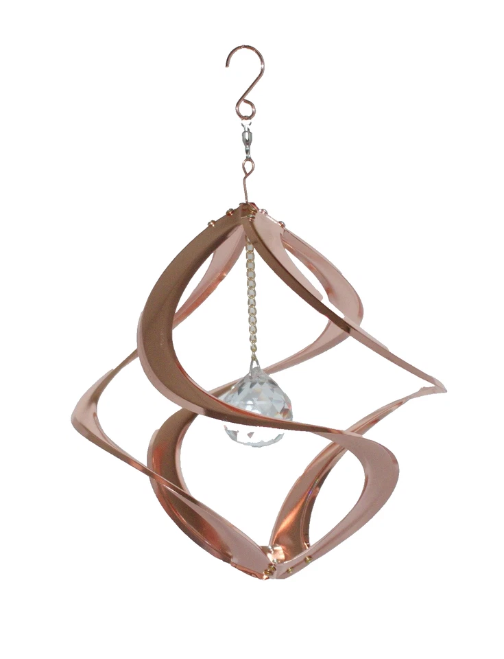 Deko Windspiel Hurrikan mit Kugel Edelstahl Rostfrei Windrad Wind Dancer 30 cm - Bild 1 von 1