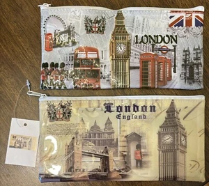 2 City of London Mode Geldbörse Etui Kreditkartenhalter Aufbewahrung Handytasche - Bild 1 von 3