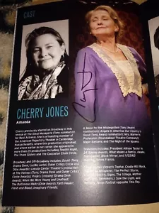 CHERRY JONES SIGNED THE GLASS MENAGERIE THEATRE PROGRAMME 24 & TRANSPARENT - Foto 1 di 5