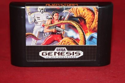 Alien Storm (Sega Genesis, 1991) Authentic Game Cartridge - Image 1 of 3