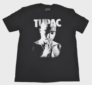 Camisa Negra Tupac Para Hombres Tupac Shakur Clásica Gráfica de Oración Nueva L, XL, 2XL - Imagen 1 de 5