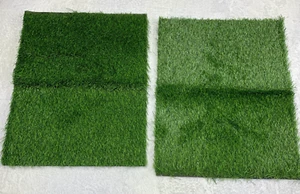 Dog Grass Pee Pad 2 Pack 16" x 20" Reusable Artificial Turf Rug for Dog or Cat - Picture 1 of 3