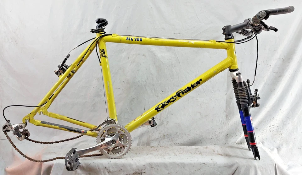 1998 Gary Fisher Big Sur MTB Bike Frame Set 21.5" X Large Rock Shox Deore XT USA - Image 1 of 4